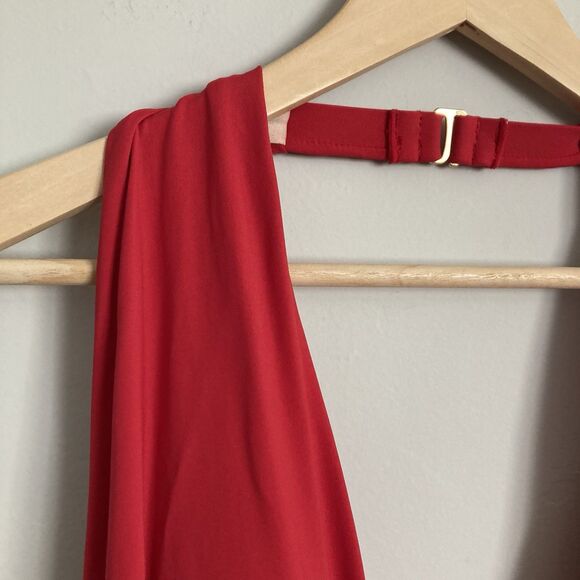 La Blanca Halter Twist Bathing Suit XL One Piece Red Women’s - Picture 4 of 9